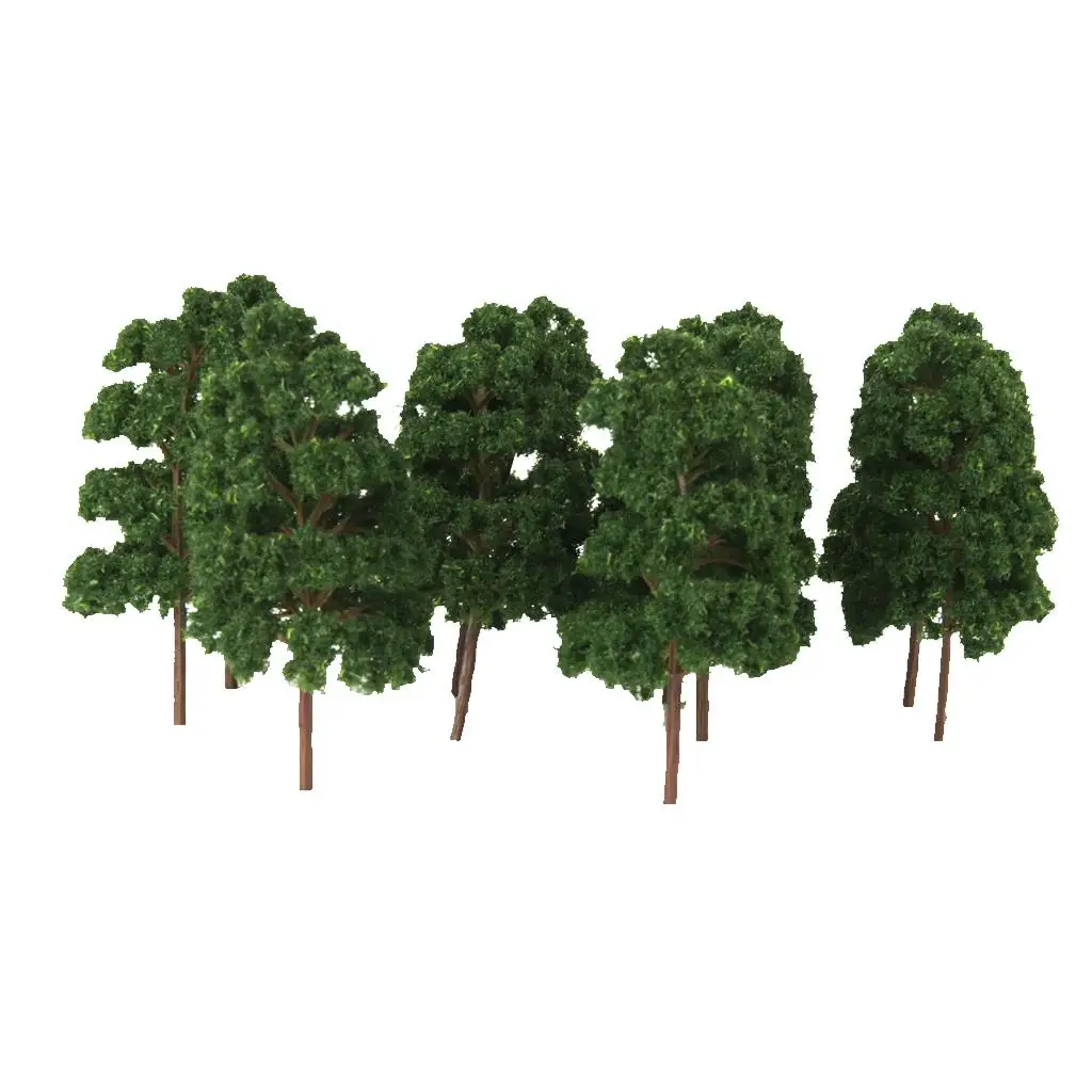 

0 масштабные деревья Ландшафтные пейзажи Упаковка из 20-темно-зеленые