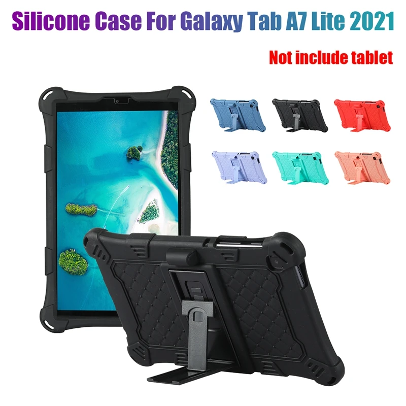 

Silicone Case For Samsung Tab A7 Lite 2021 8.7 Inch T220 T225 Tablet Case Tablet Stand With Pen For Office