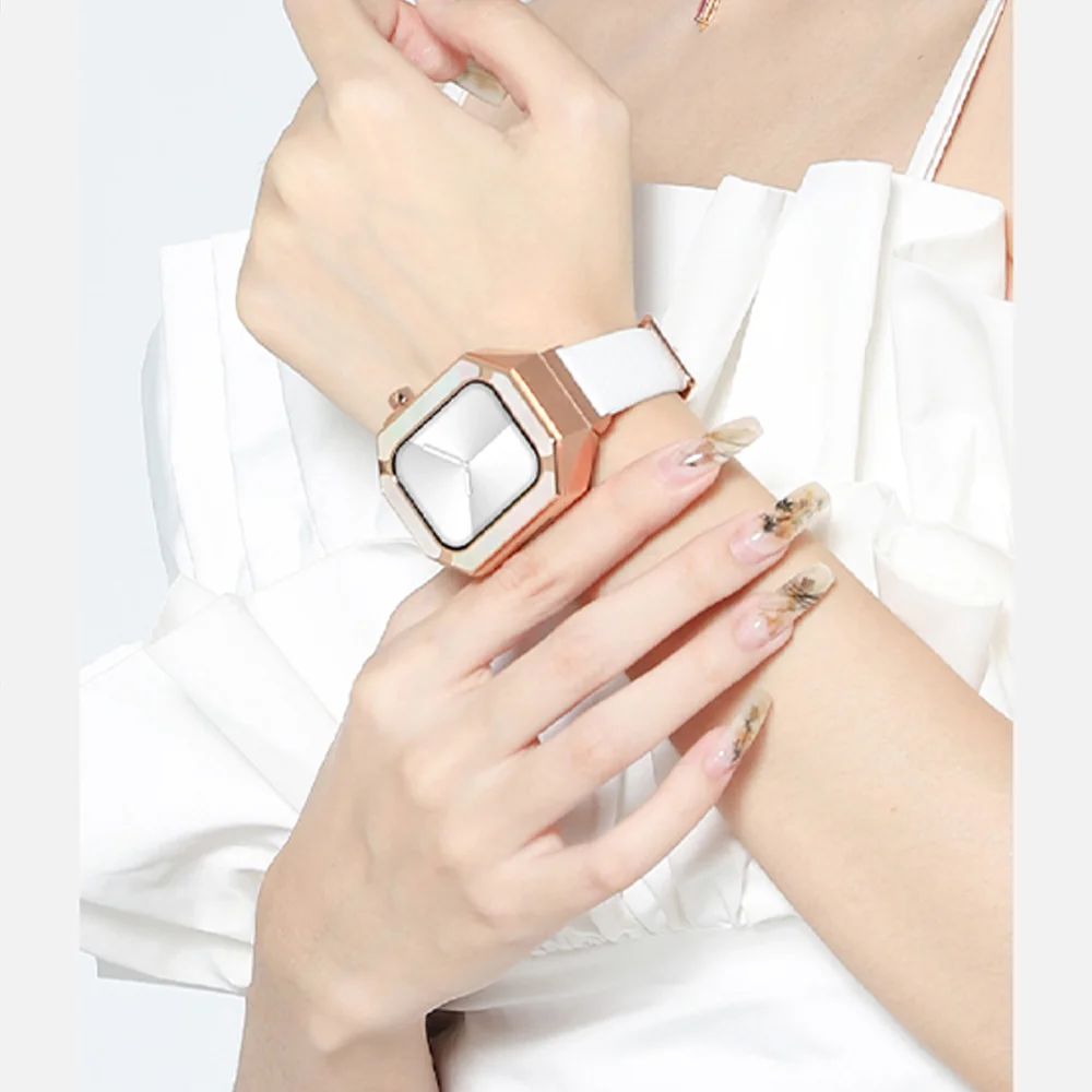 White Pearl Fritillaria Case for Apple Watch Band 41mm 40mm Metal Strap for Iwatch Series 8 7 6 5 4 SE Lady DIY Modification KIT