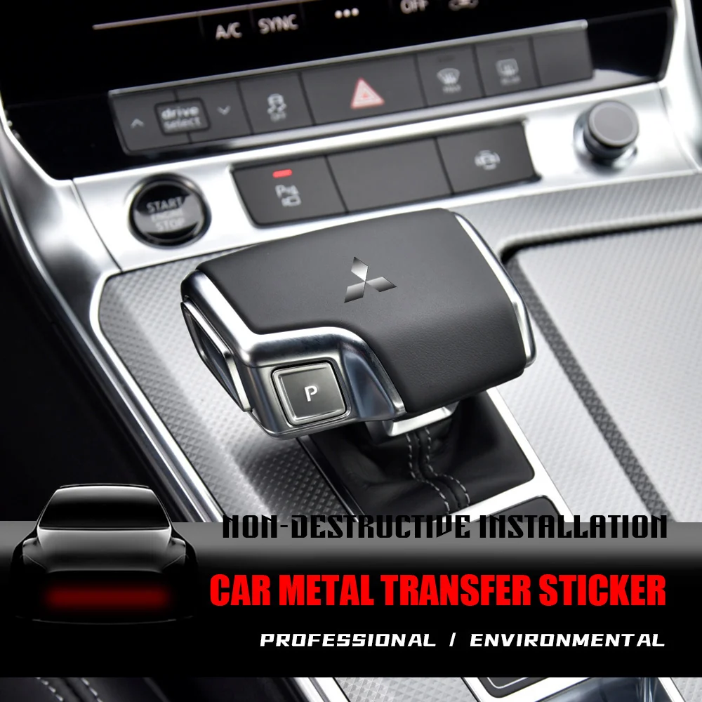 

Metal Car Body Stickers Badge Styling Dashboard Decoration For Mitsubishi ASX Lancer Pajero Outlander L200 EVO EX Eclips Ralliar