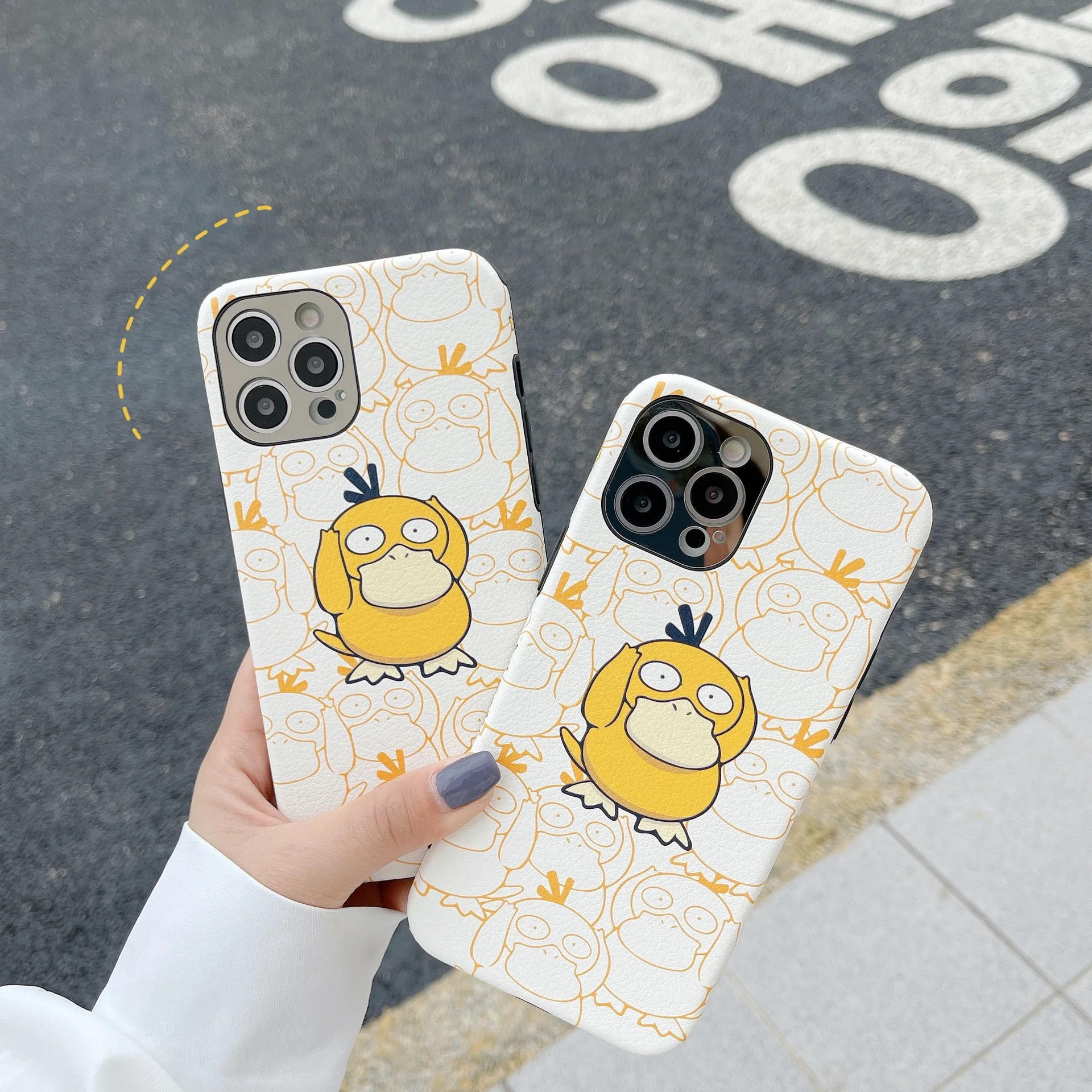 Чехол для телефона Pokemon Psyduck Snorlax Cortex iPhone 11 12pro Max 8 7 Plus Xr XsMax X Xs SE противоударный