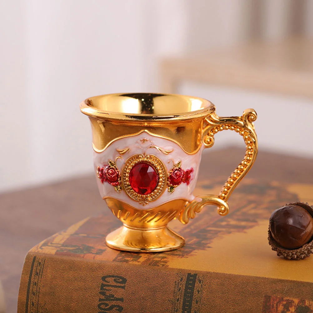 

2pcs Embossed Cup Multi-function Container Household Cup Vintage Cups