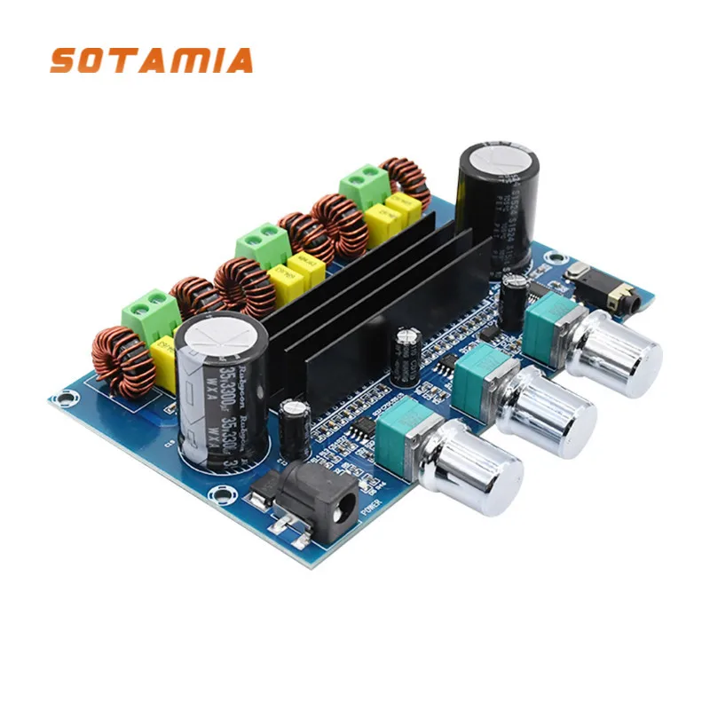 

SOTAMIA TPA3116 Bluetooth Amplifier Board 50Wx2+100W TPA3116D2 2.1 Digital Power Amplifier Bass Subwoofer Amp AUX DIY Home Audio