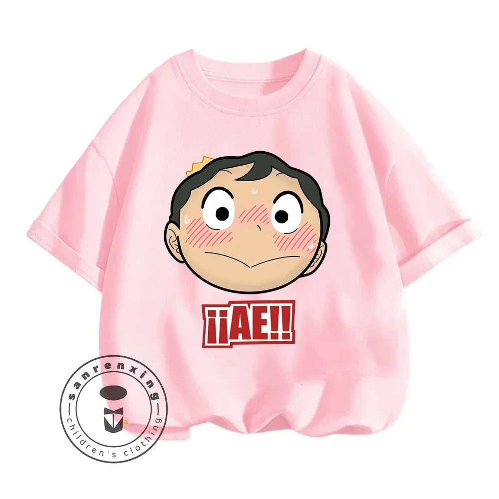 Испытайте летние футболки Q-Version Bojji Prince мультяшное искусство для маленьких