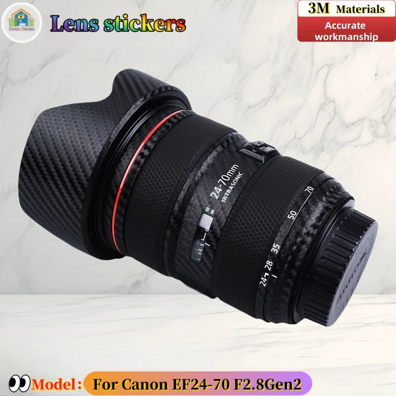 Наклейка на объектив камеры Canon EF24-70 F2.8Gen2