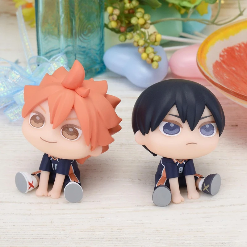 Фото Haikyuu! Tobio Kageyama Аниме фигурки Shoyo Hinata экшн-фигурки Tetsuro Kuroo/Kozume Kenma Коллекционная модель куклы игрушки №1