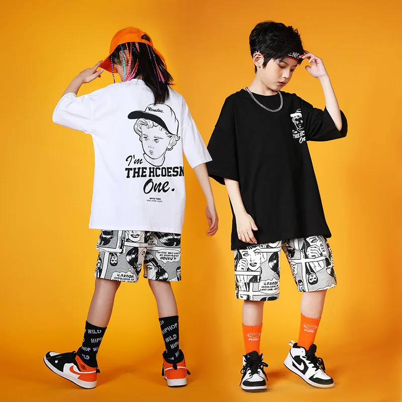 

Детский костюм барабана для мальчиков комикс брюки костюм в стиле хип-хоп костюм для девочек костюм в стиле хип-хоп Джаз летний тренд