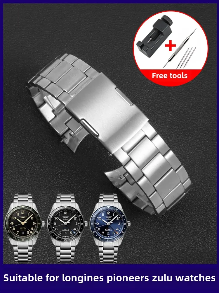 Часы из нержавеющей стали с твердой дугой и подходят для L-o-n-g-i-n-e-s Sports Pioneer Z-u-l-u Series