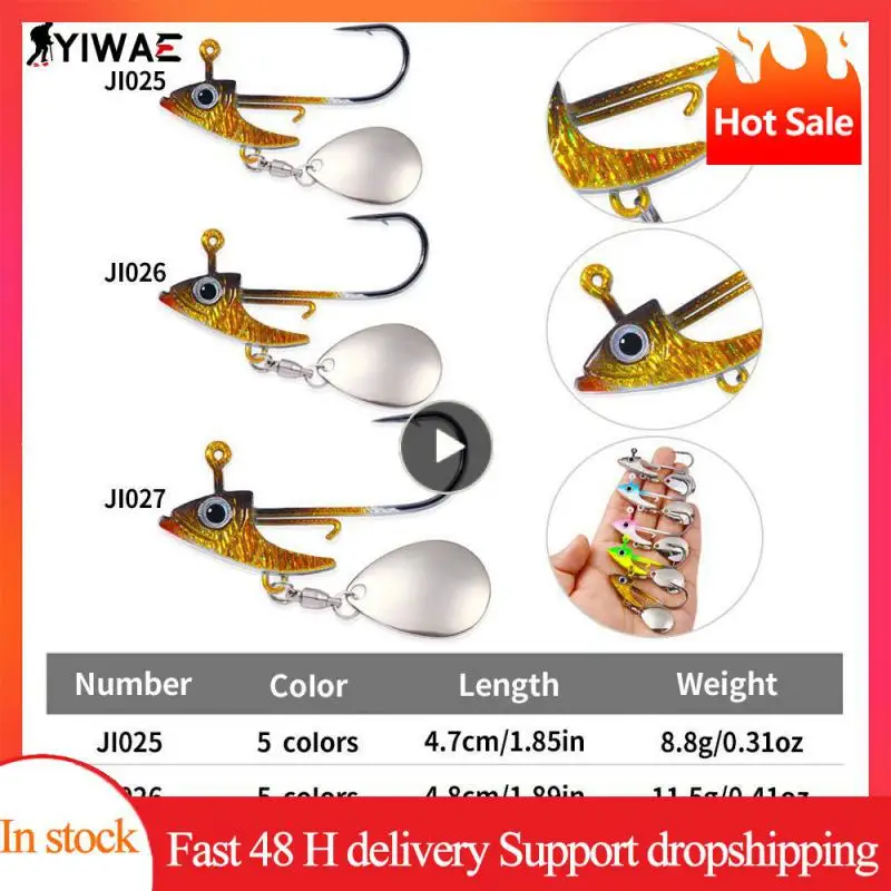 

Luminous Fisheye Bionic Bait 10g/7g Lead Hook With Blood Fish Head Hook Metal Jig Head Hooks Sea Perch Soft Bait