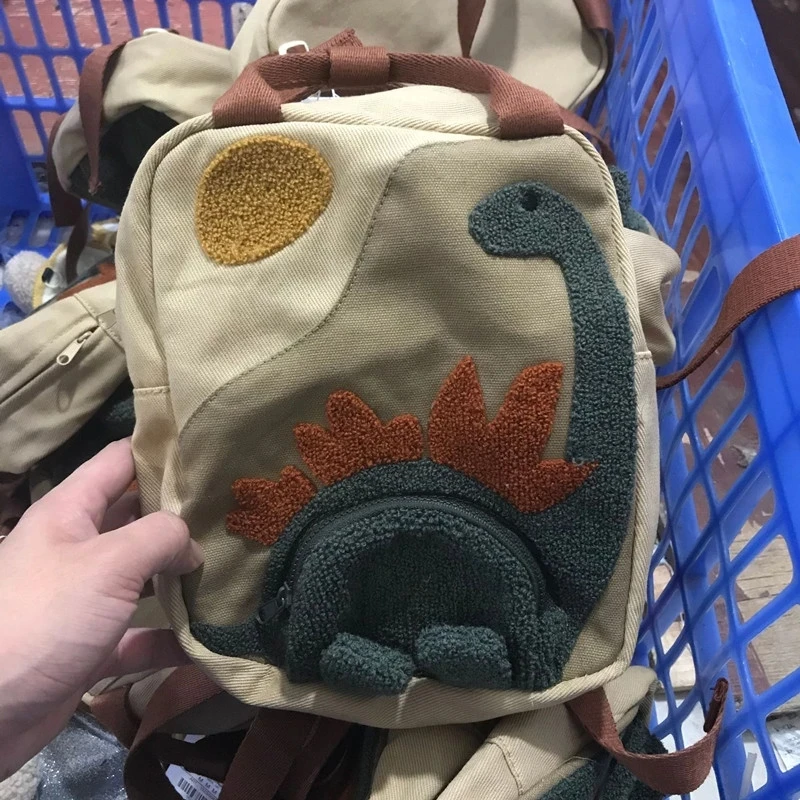 Children Girls Boys Anime Cute Small Dinosaur Backpack Kawaii School Bag Mini Schoolbag For Women Child Kids Infant Kindergarten