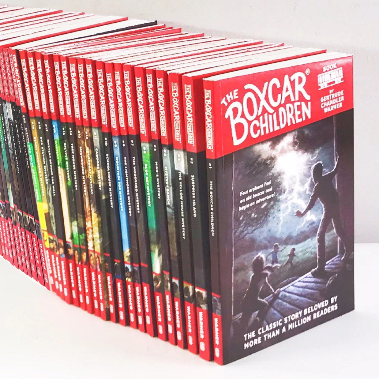 1-50 Volumes The Boxcar Children Kids Extra English Reading Students Chapter Book Adventure Story Classic Literature