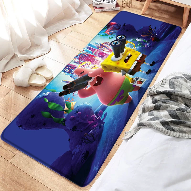 

Cute Room Carpet S-Spongebobs Floor Mat Doormats Cozy Pet Rugs Bathroom Mat Kitchen Hallway Foot Rugs Home Decor Birthday Gift