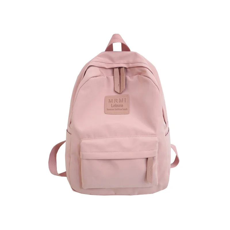 TRAVEASY Nylon Women Backpack Cute Design Schoolbag Female Student Teenage Girl Pink Casual Woman Travel College Style Bookbag