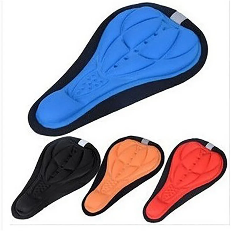

Comfort 3D Sponge Pad Bike Seat Cushion Cover Breathable Mountain Bike Mat New 4 Colors