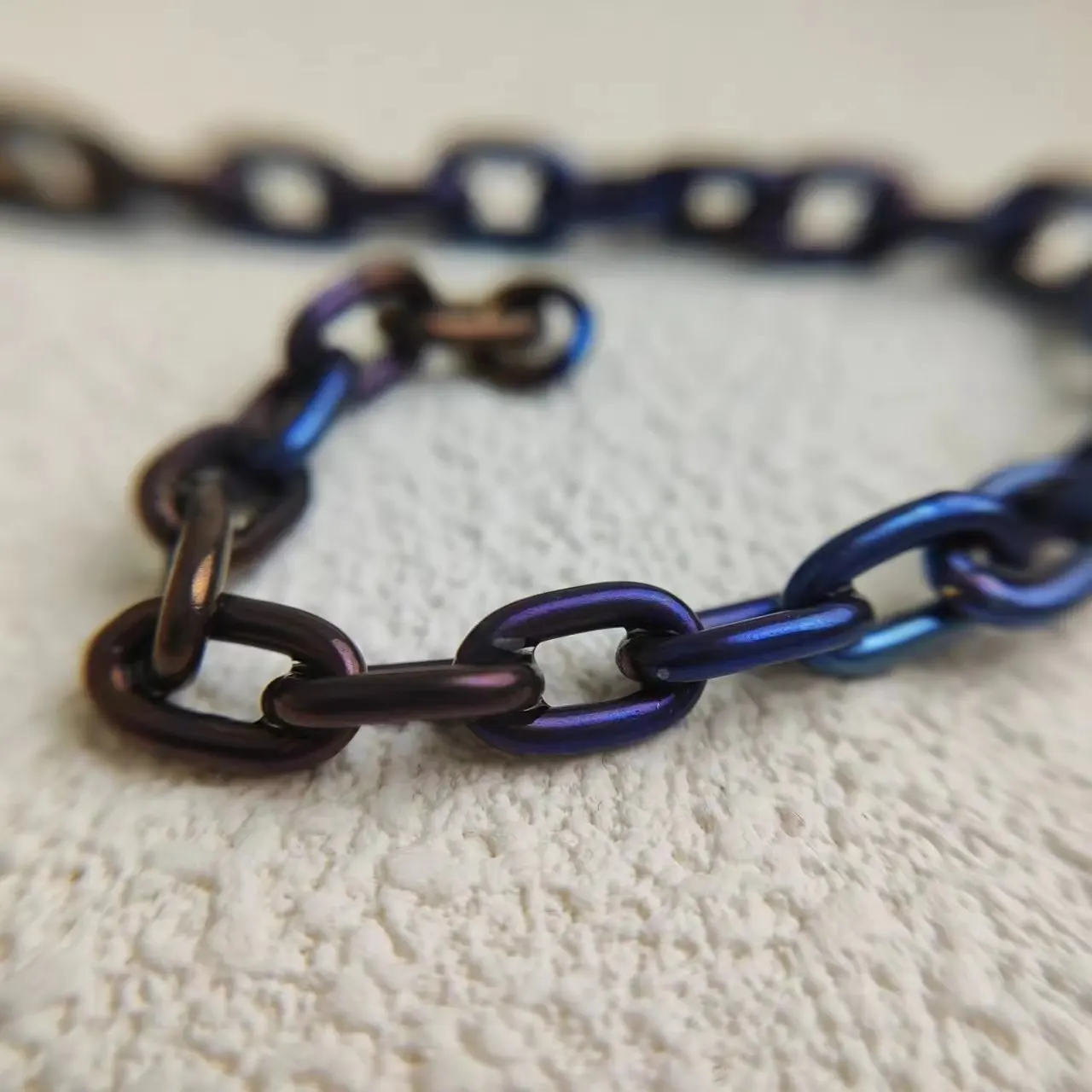 Цепочка из чистого титана для браслетов унисекс ширина 6 8 мм