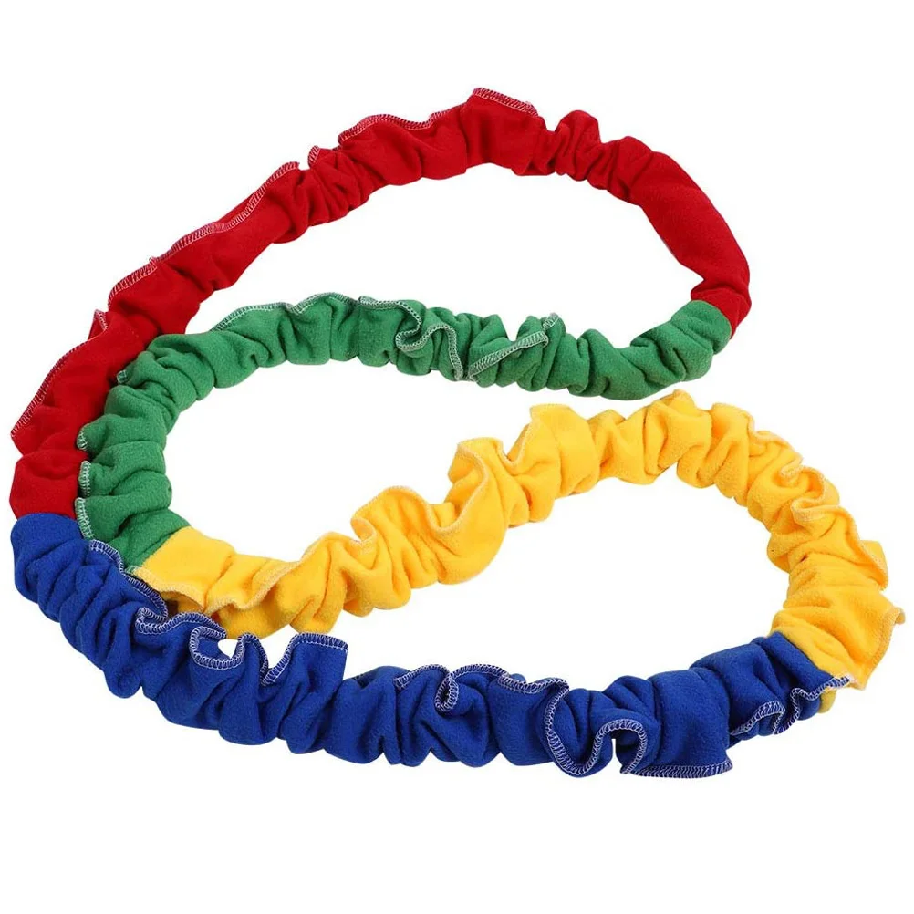 

Rally Ring Exercise Stretchy Band Team Games Work Bands Elasticity Pe Equipment Hose Physical Education Kids Rope Child