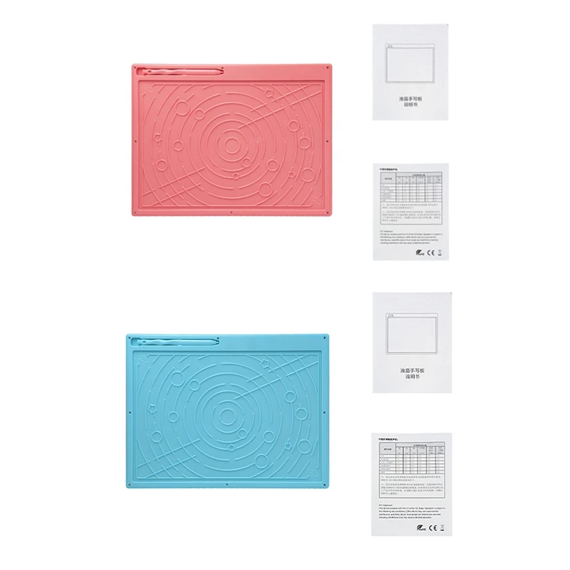 

16-дюймовая доска для рисования, цветной перезаряжаемый ЖК-дисплей, электронный планшет для рукописного ввода, прочный, розовый