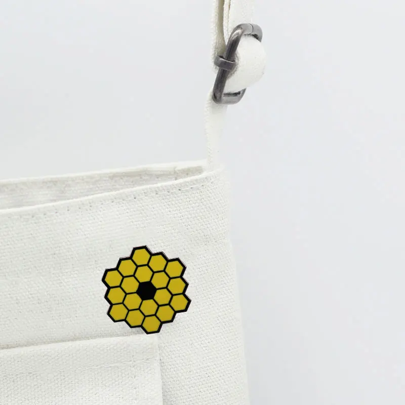 Значок для телескопа JWST James Webb Space ювелирные изделия астрономические подарки |