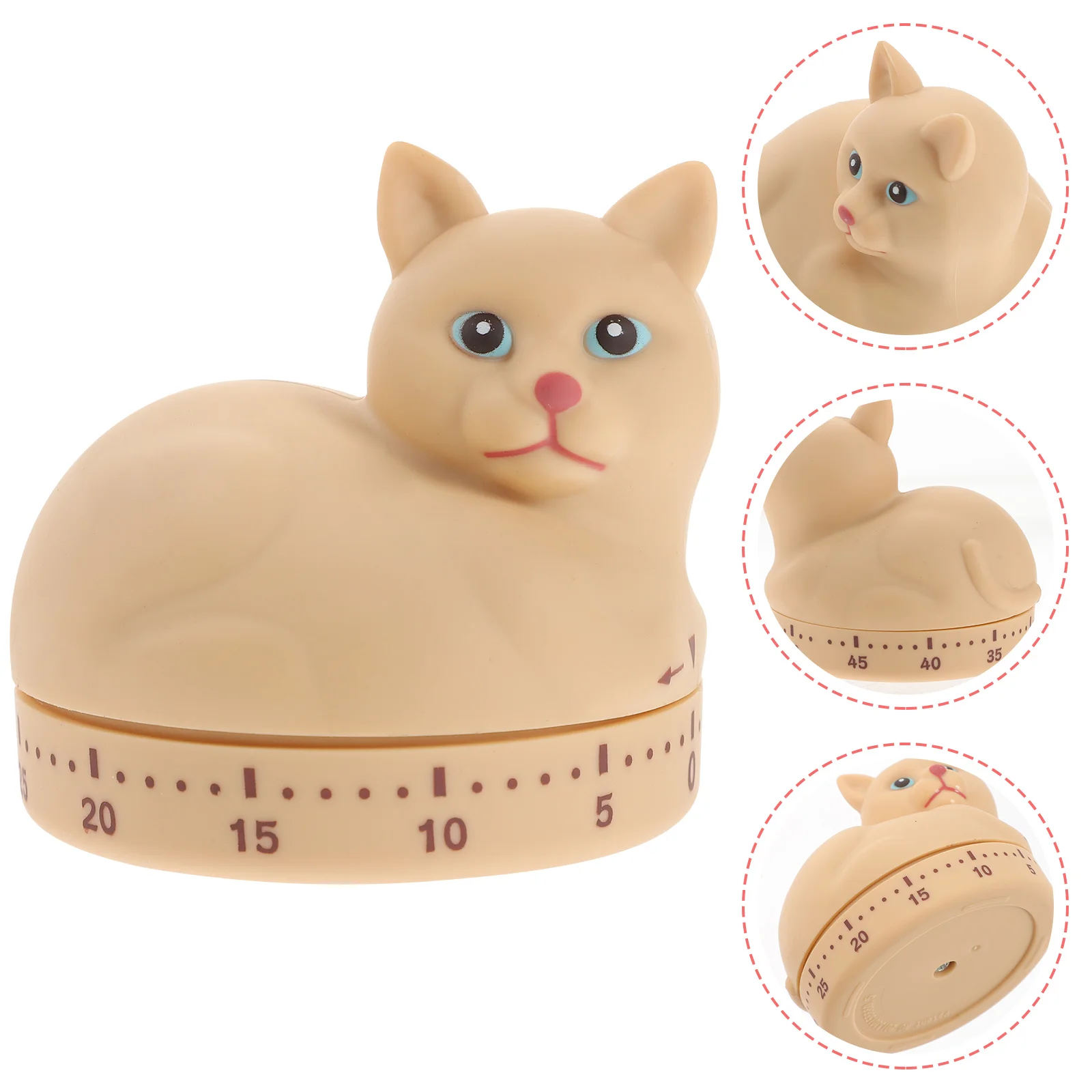 

1Pc Creative Cartoon Cat Baking Timer Practical Mechanical Kitchen Timer