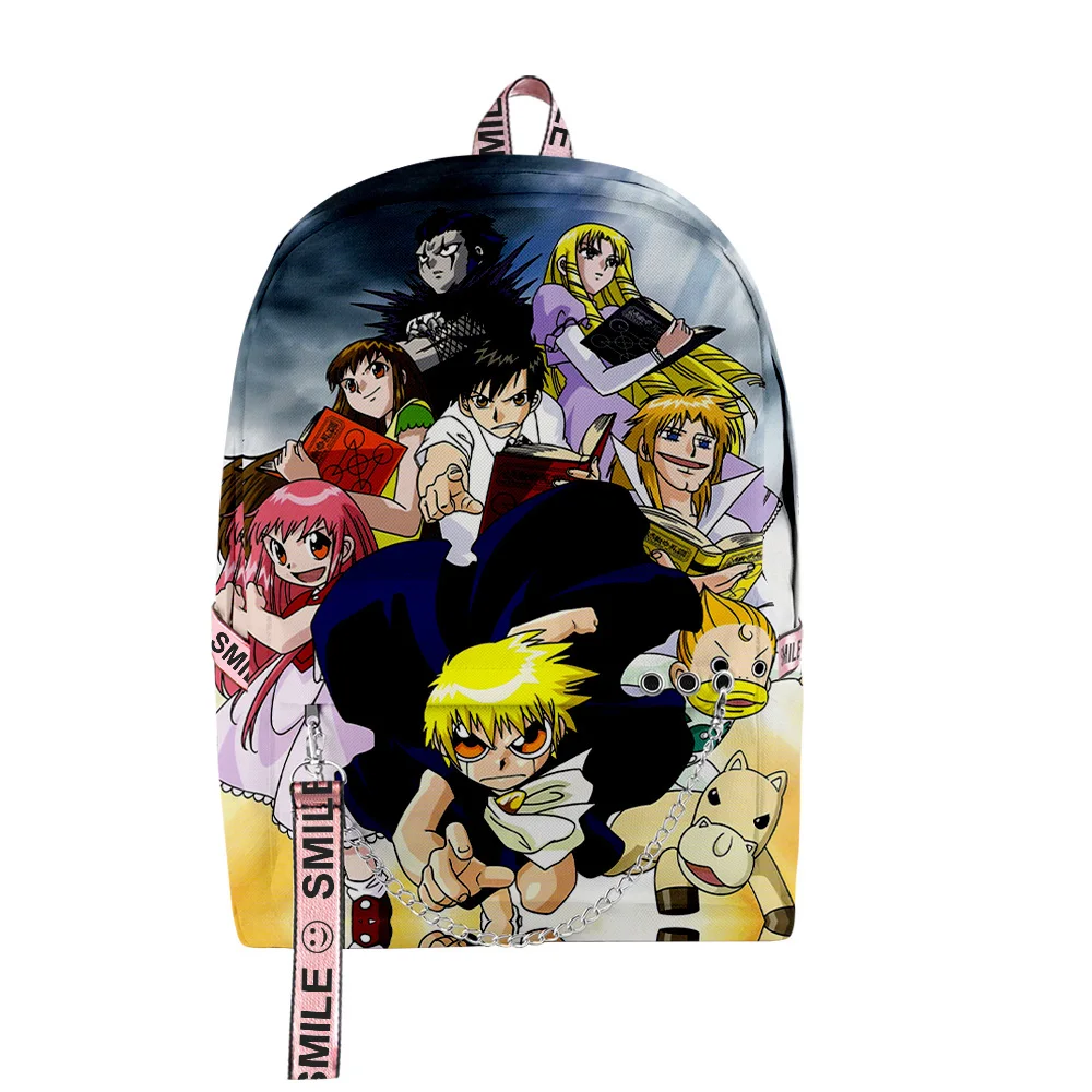 

Popular Youthful School Bags Unisex Zatch Bell Anime Travel Bags 3D Print Oxford Waterproof Notebook Shoulder Backpacks