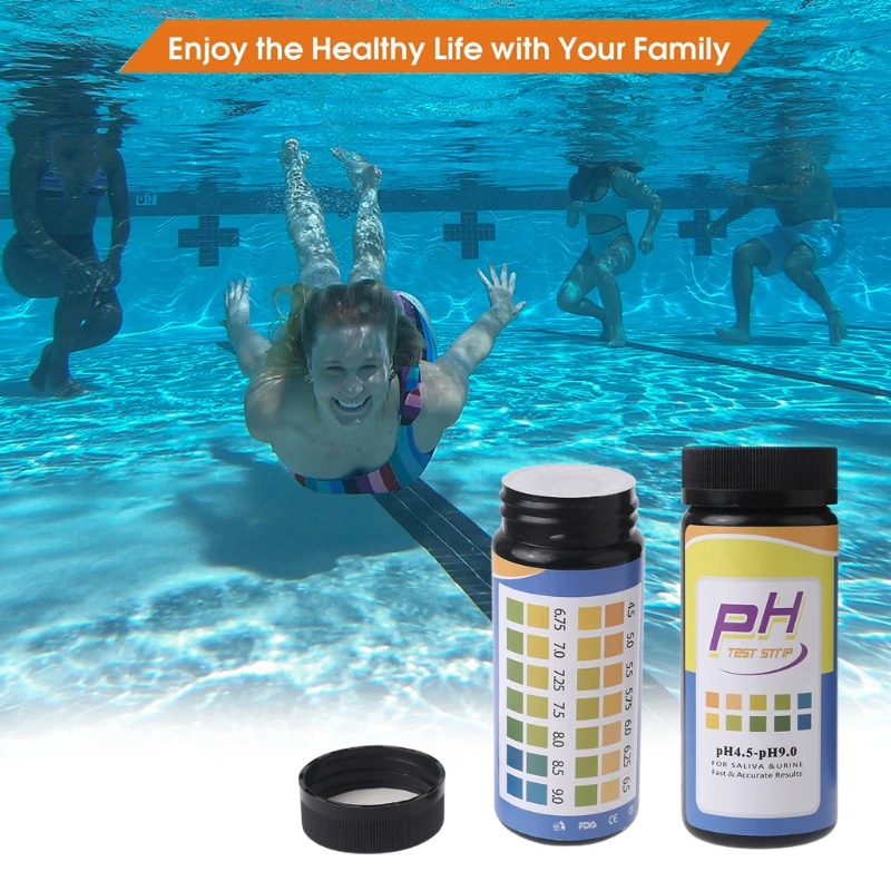 

100 Pcs Water Test Paper Cartridge Water Quality Test Strips for Water Quality