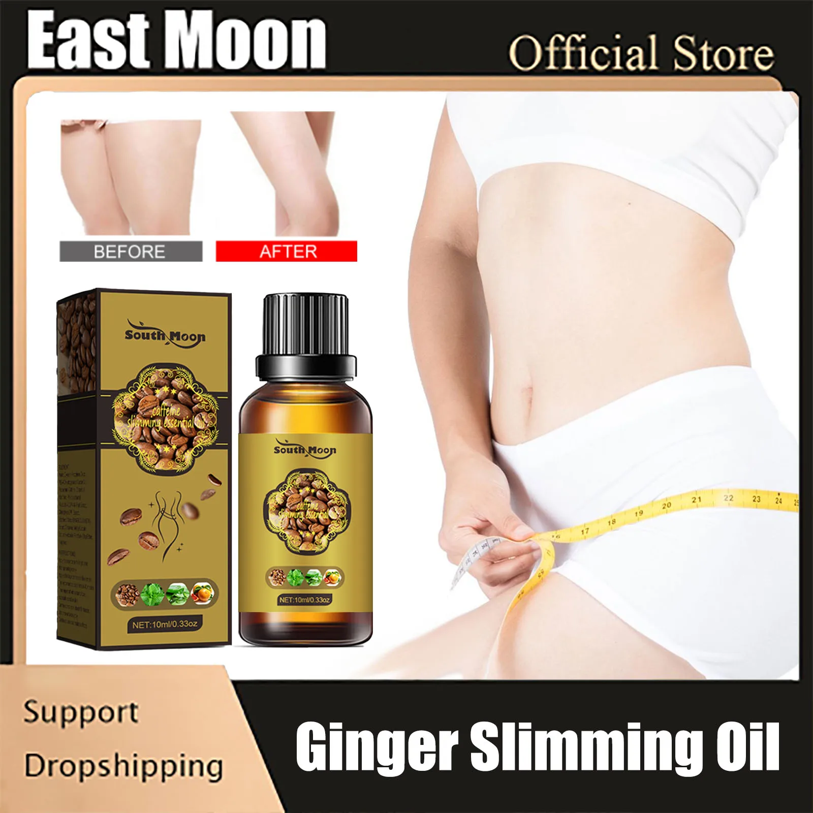 

Ginger Oil Thin Leg Arm Belly Waist Weight Loss Tummy Fat Burner Therapy Lymphatic Drainage Anti Cellulite Massage Slimming Oil