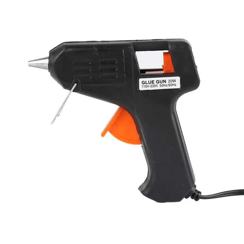 

20W Hot Melt Glue Gun Mini Industrial Guns with 7mm Glue Sticks Heat Temperature Thermo Electric Repair Tool for DIY Crafts Arts