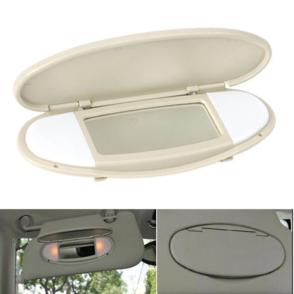 Car Sun Visor Sunshade Panel Housing Vanity Mirror Cover For BMW Mini R55 R56 R60 2007 2008 2009-2014 Car Interior Accessories