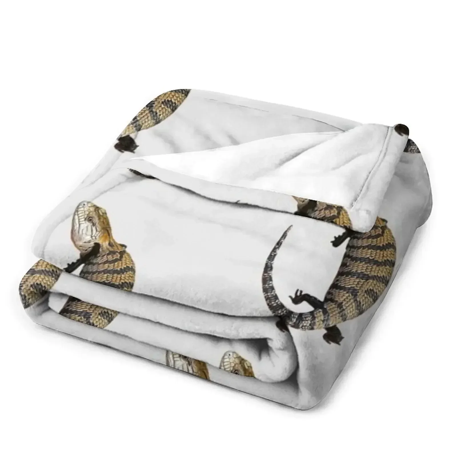 Одеяло с синим языком ящерицей скимком красивое одеяло для сна декоративные