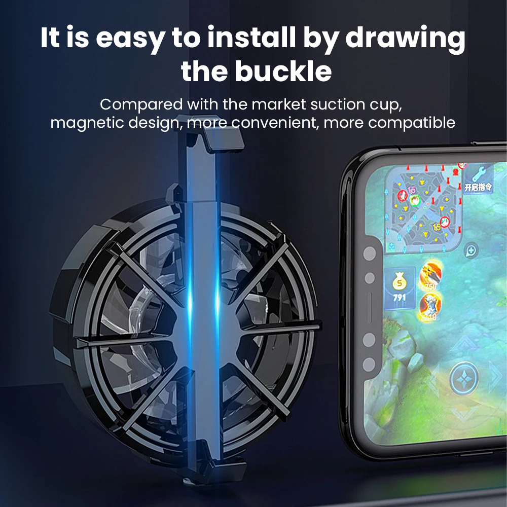 Охлаждающий мини-вентилятор для смартфона охлаждающий вентилятор мобильного