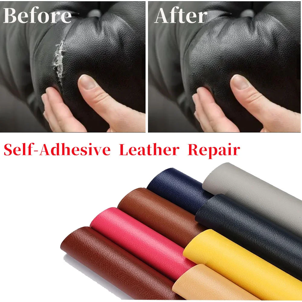 

Self-Adhesive Leather Repair Patches PU Leather Fabric Stickers for Leather Clothes Sofa Car Seats Furniture Bags Repair Sticky