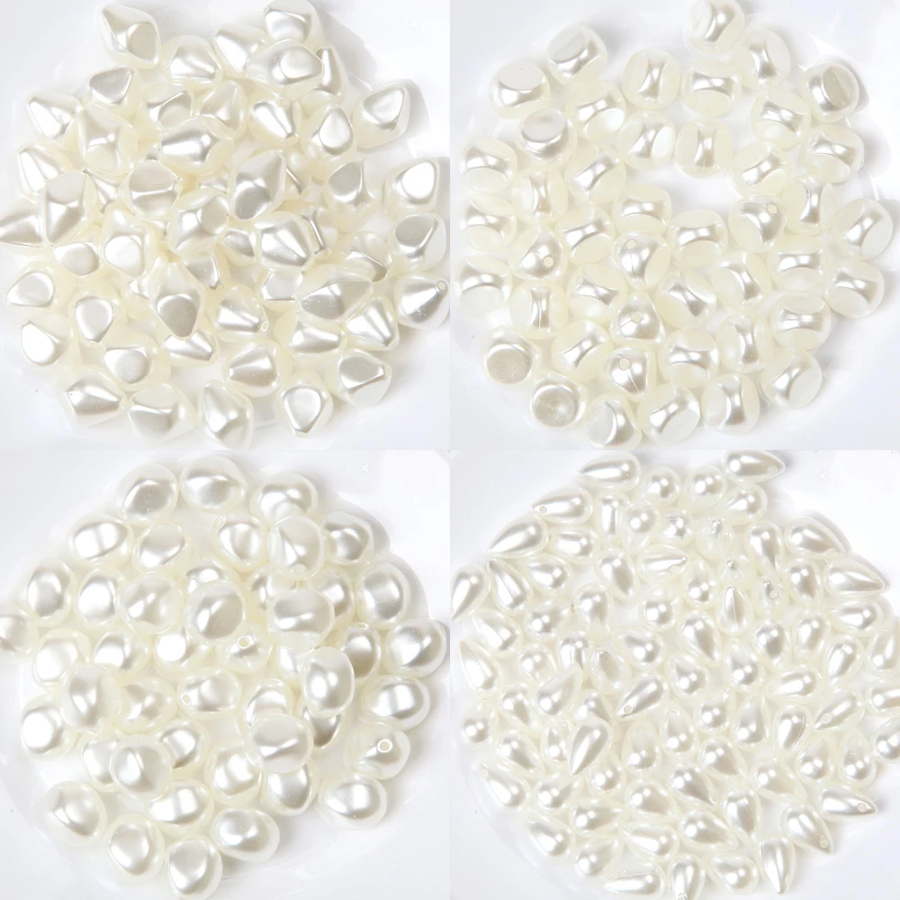 

20pcs Vintage imitation pearl irregular acrylic beads DIY handmade jewelry Baroque Earrings Beaded accessories materials