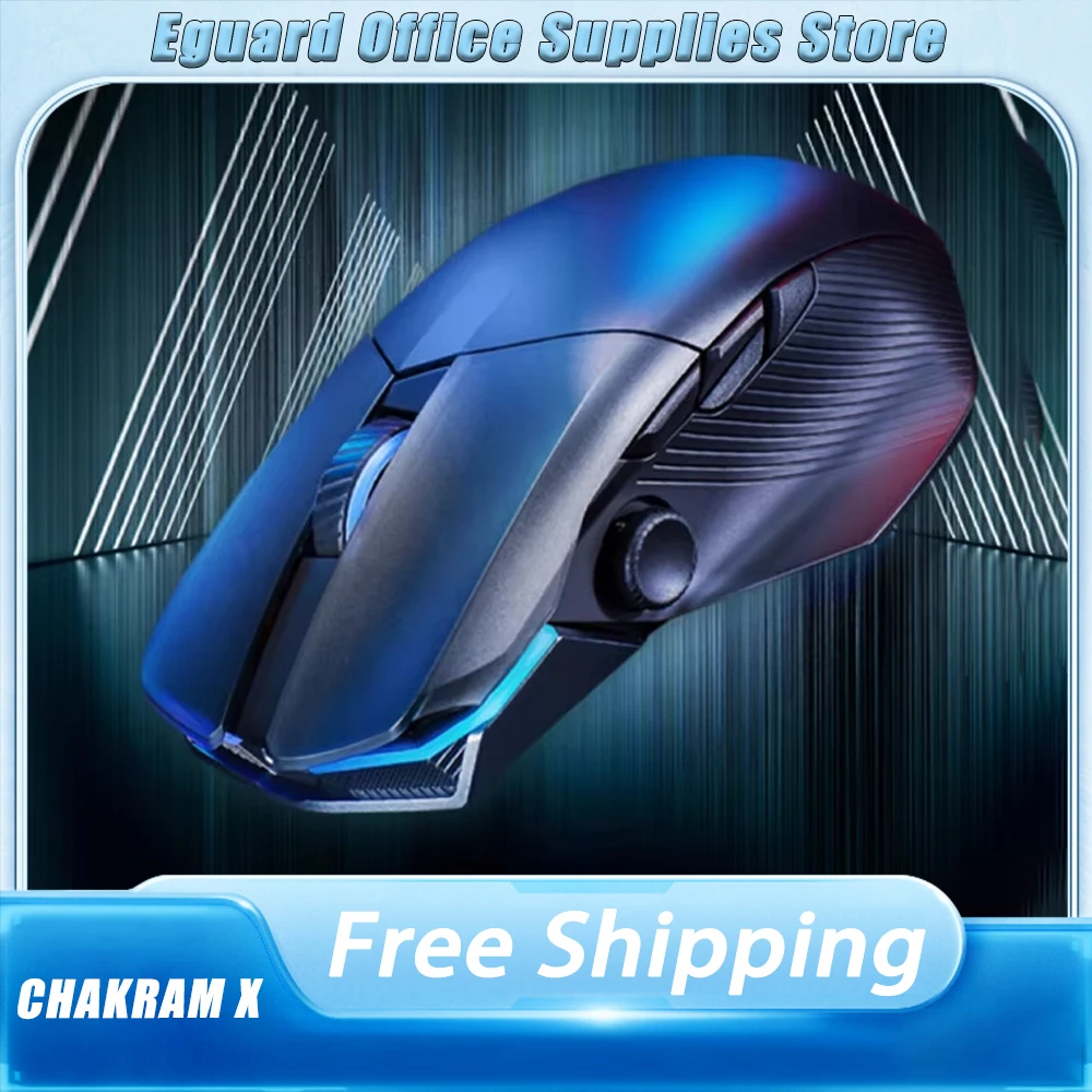 Мышь ROG CHAKRAM X E-sport Gaming Tri Mode 2 4G 8k RF Bluetooth Проводной датчик 36000DPI с Aura Sync RGB Аксессуары