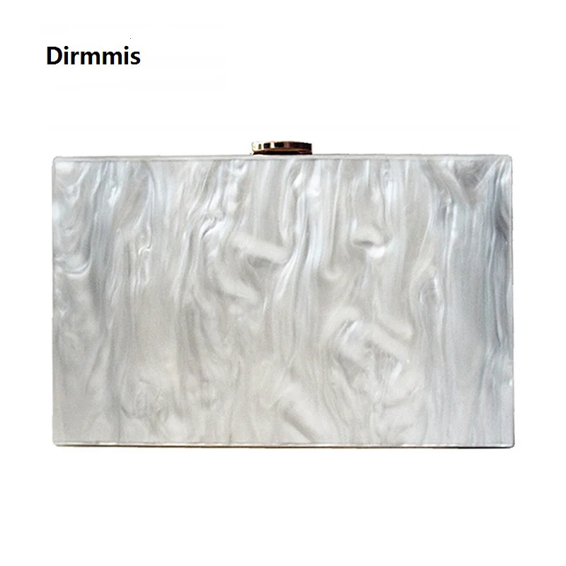 

New Wallet Brand Women Messenger Bag Elegant Pearl Acrylic Clutch Vintage Woman Party Pure White Shoulder Evening bag
