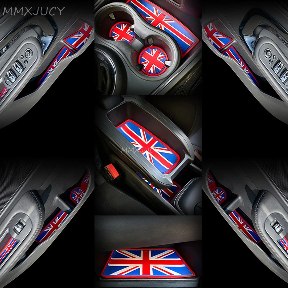 

1 комплект противоскользящие аксессуары для интерьера, дверной коврик с желобом для BMW MINI Cooper Hatchback Hardtop Clubman R56 R60 F56 F55 F54 F60