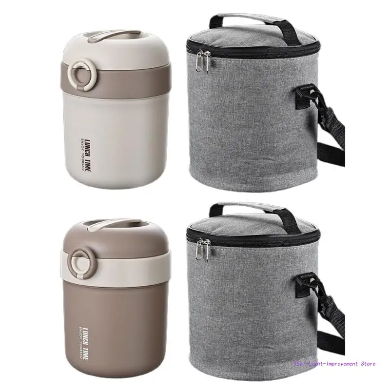 

Large Capacity Thermal Lunch Box Stainless Steel Container For Kid Adult