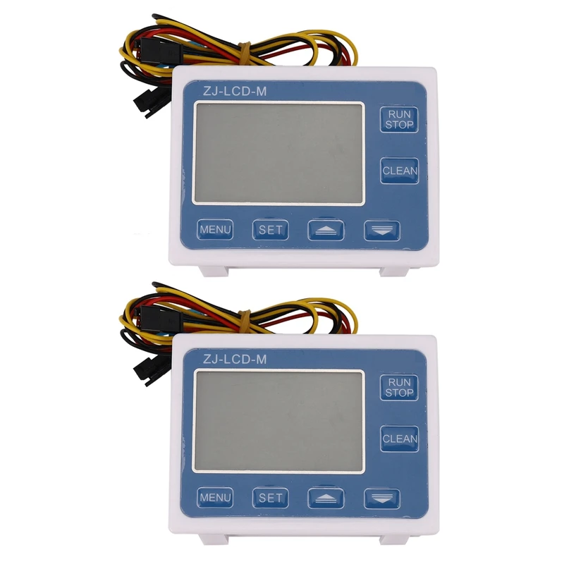 

2X Control Flow Sensor Meter Lcd Display Zj-Lcd-M Screen For Flow Sensor Flow