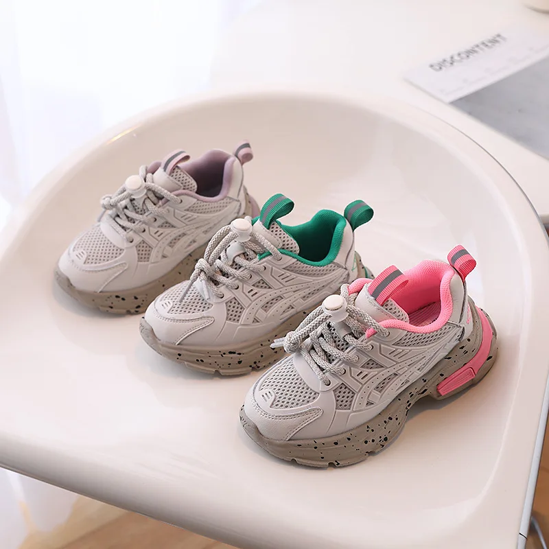 

Кроссовки мужские/женские из ПУ кожи, дышащие сетчатые Нескользящие, легкая Повседневная Уличная обувь для бега, на шнуровке