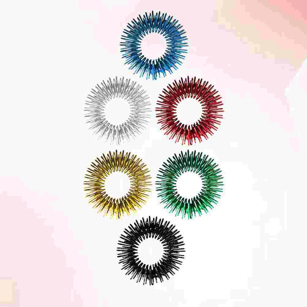 6-шт Золотая игрушка-непоседа инструмент для массажа пальцев средство снятия