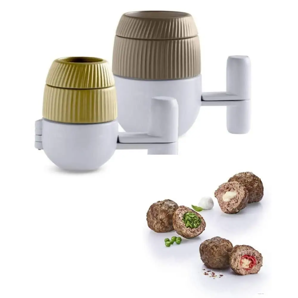 

2pcs/set Kitchen Convenient Sandwich Meatball Maker Stuffed Meatball Clip DIY Fish Meat Rice Ball Maker Meatball Mold Tools