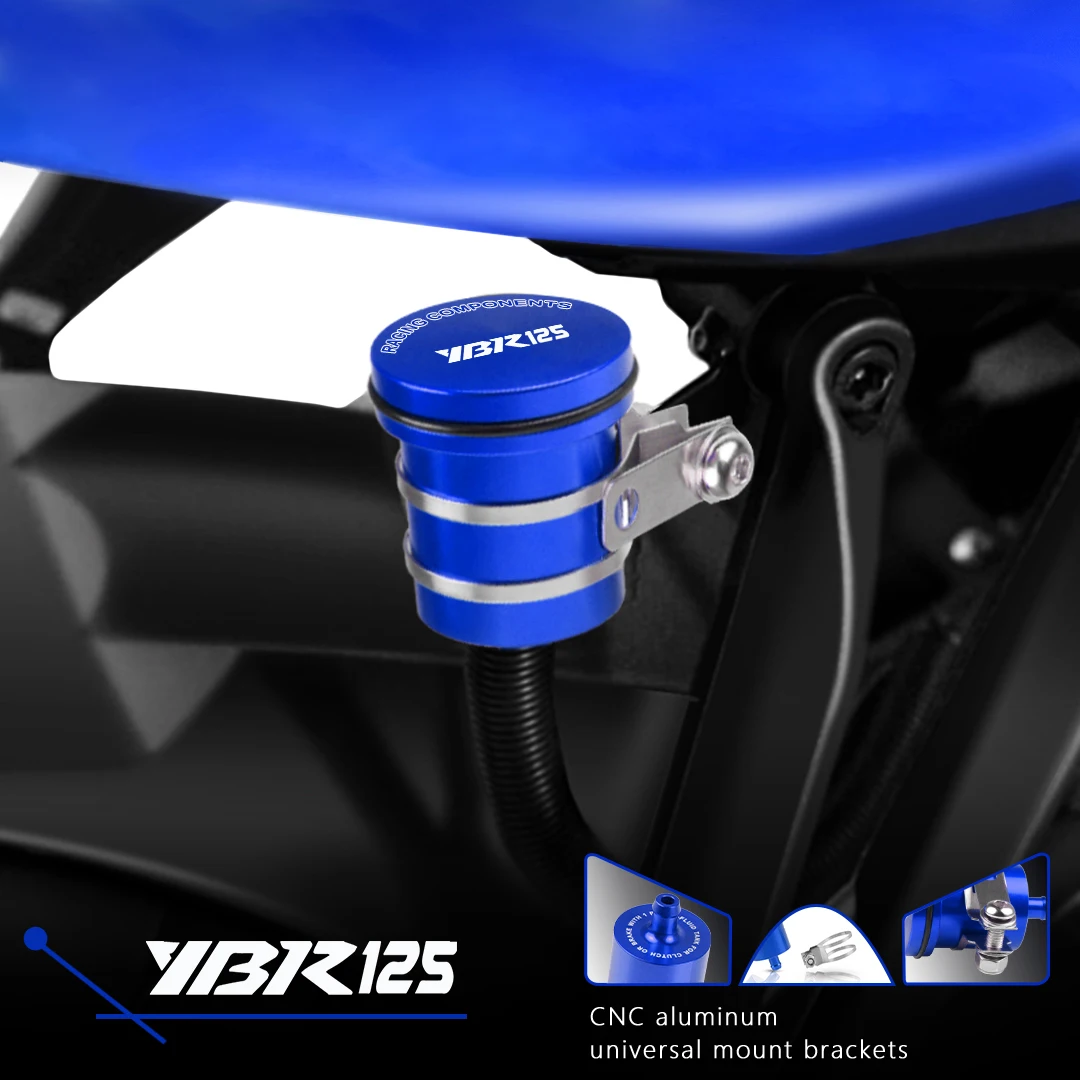 

Резервуар для тормозной жидкости мотоцикла, цилиндр сцепления, бак, масляная жидкость, чашка для Yamaha YBR 125, YBR125 2005-2014, 2008, 2009, 2010, 2011