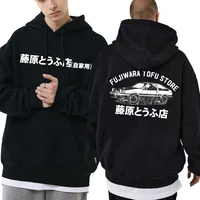 anime drift ae86 initial d double sided oversized printed logo hoodie men women casual cotton hoodies mens hip hop sweatshirt