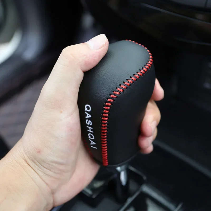 

Чехол на шестерню, внутренний блок передач, кожаный протектор, украшение интерьера, автомобильные аксессуары для Nissan Qashqai j11 2016-2019