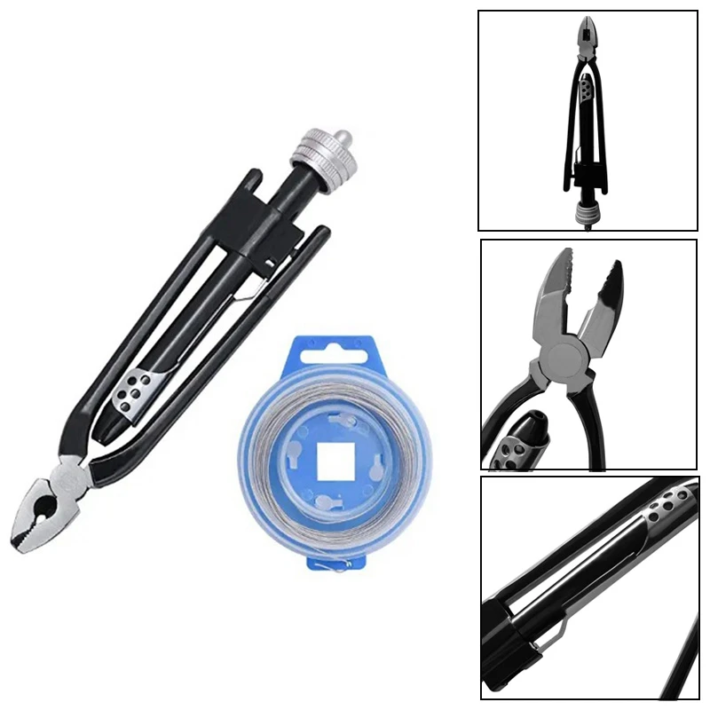 

6Inch Aircraft Safety Wire Twisting Pliers Set Lock Twist Twister Tool / Roll 0.8Mm Stainless Steel Safety Lock Wire