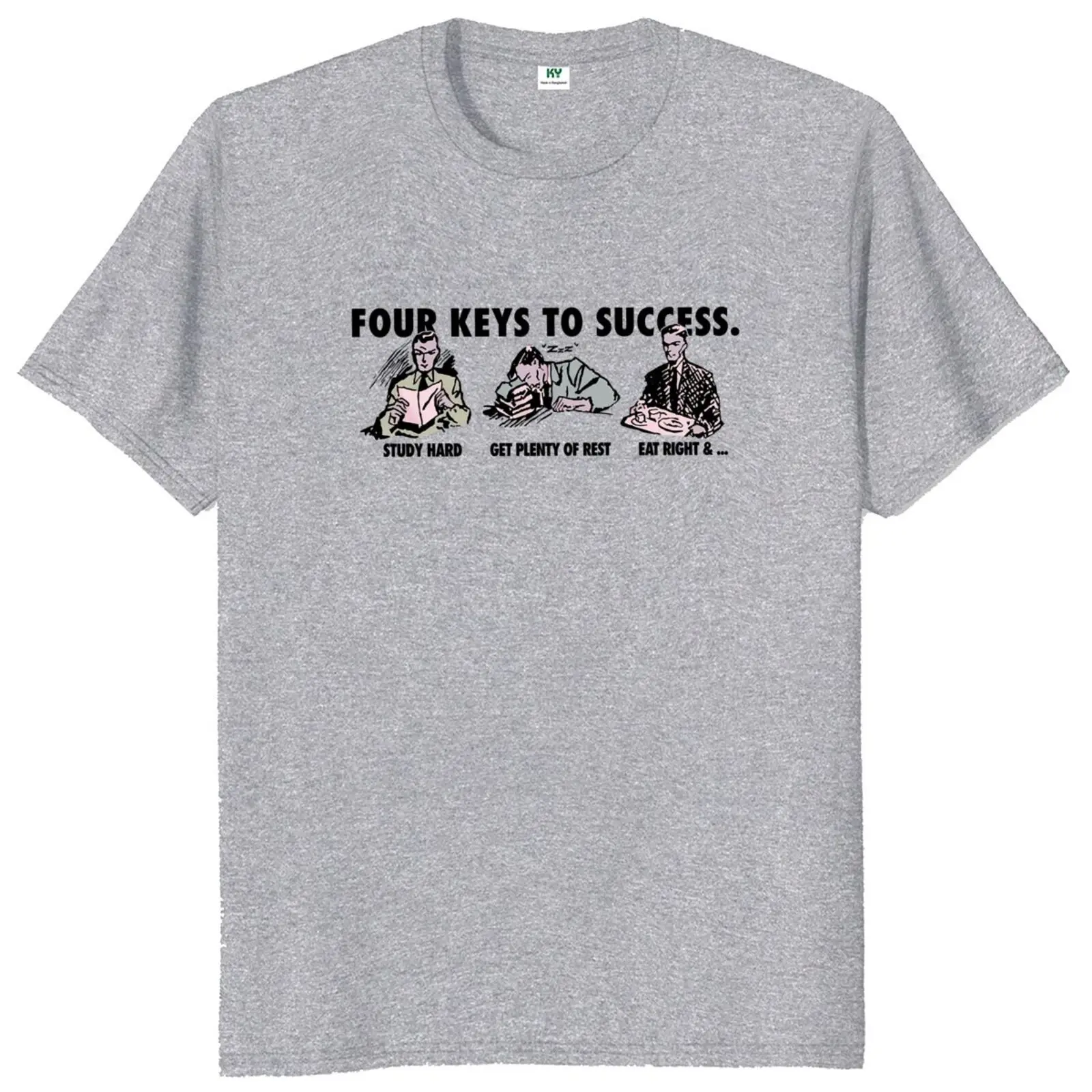 Футболка Four Keys To Success Мужская футболкаendez Brothers с графическим рисунком для