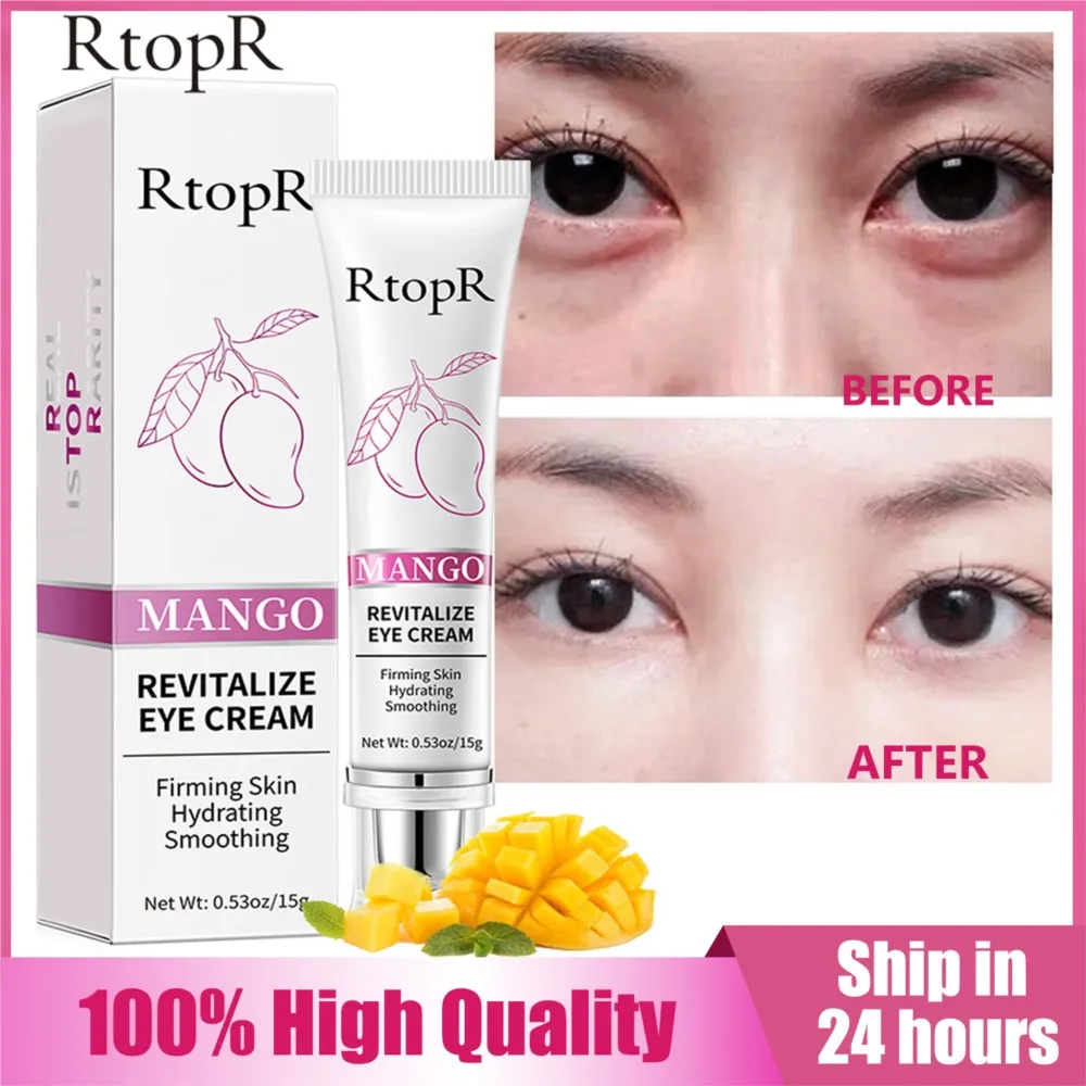 

RtopR Mango Revitalize Firming Eye Cream Anti-wrinkle Anti-age Remove Dark Circles Against Puffiness Bags Hydrate Massage Cream