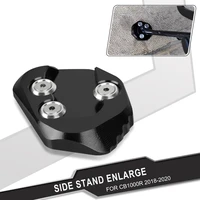cb 1000 r motorcycle side stand pad plate kickstand enlarger support extension for side stand foot for honda cb1000r 2018 2020