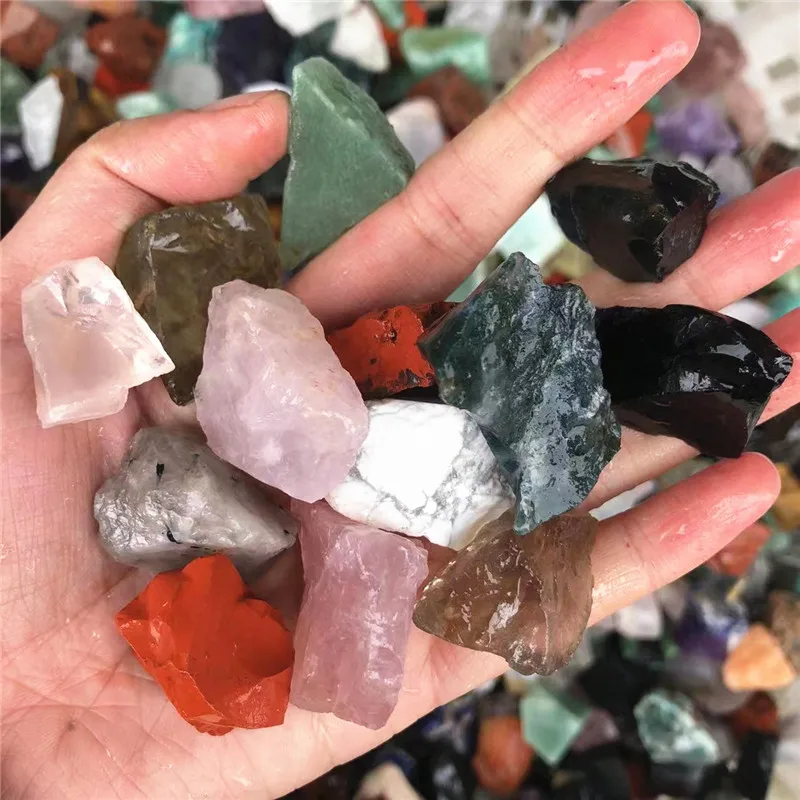 Оптовая продажа недорогие лечебные кристаллы 20-40 мм драгоценный камень
