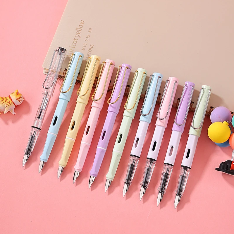 

1 Pcs Fountain Pens 0.38mm 0.5mm Replaceable Ink Sac Practice Calligraphy Stationery Tool school supplies