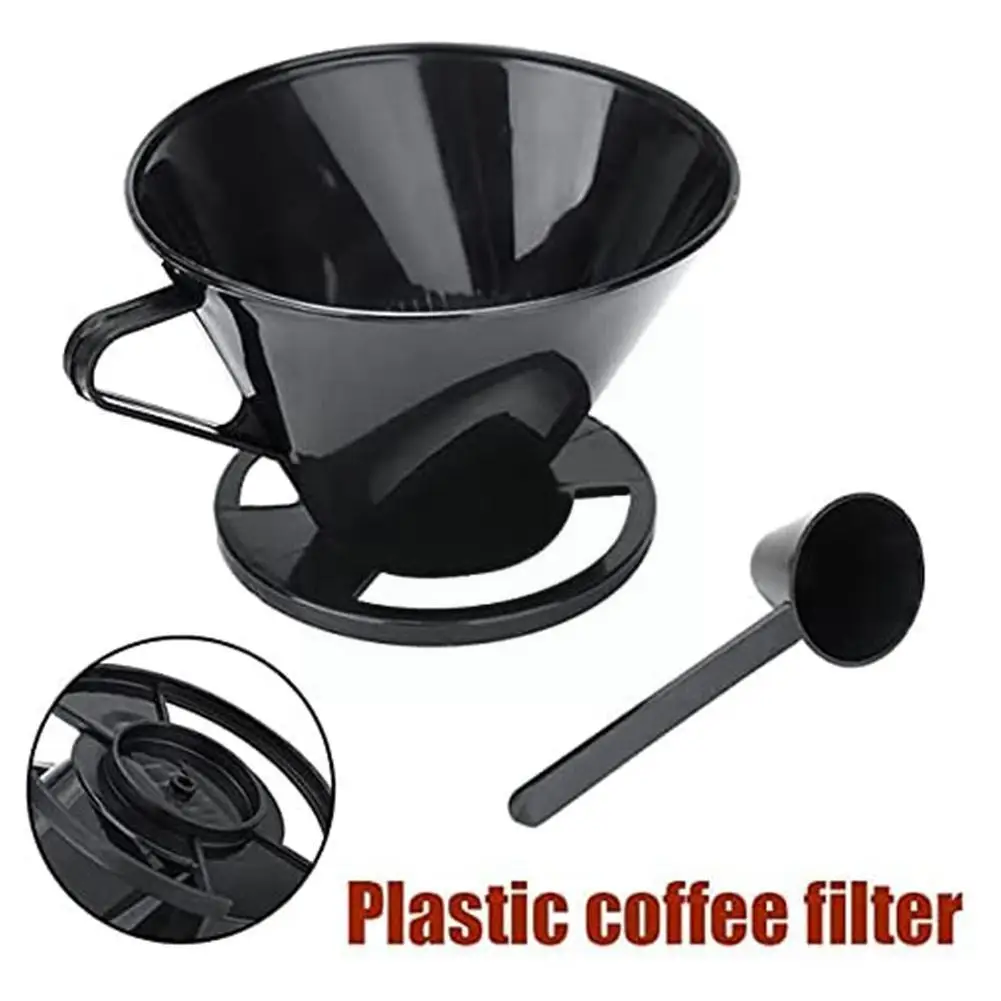 

Многоразовый пластиковый кофейный конус, держатель для фильтра для кофе, приспособление для наполнения кофейной чашки, сетчатый фильтр с м...